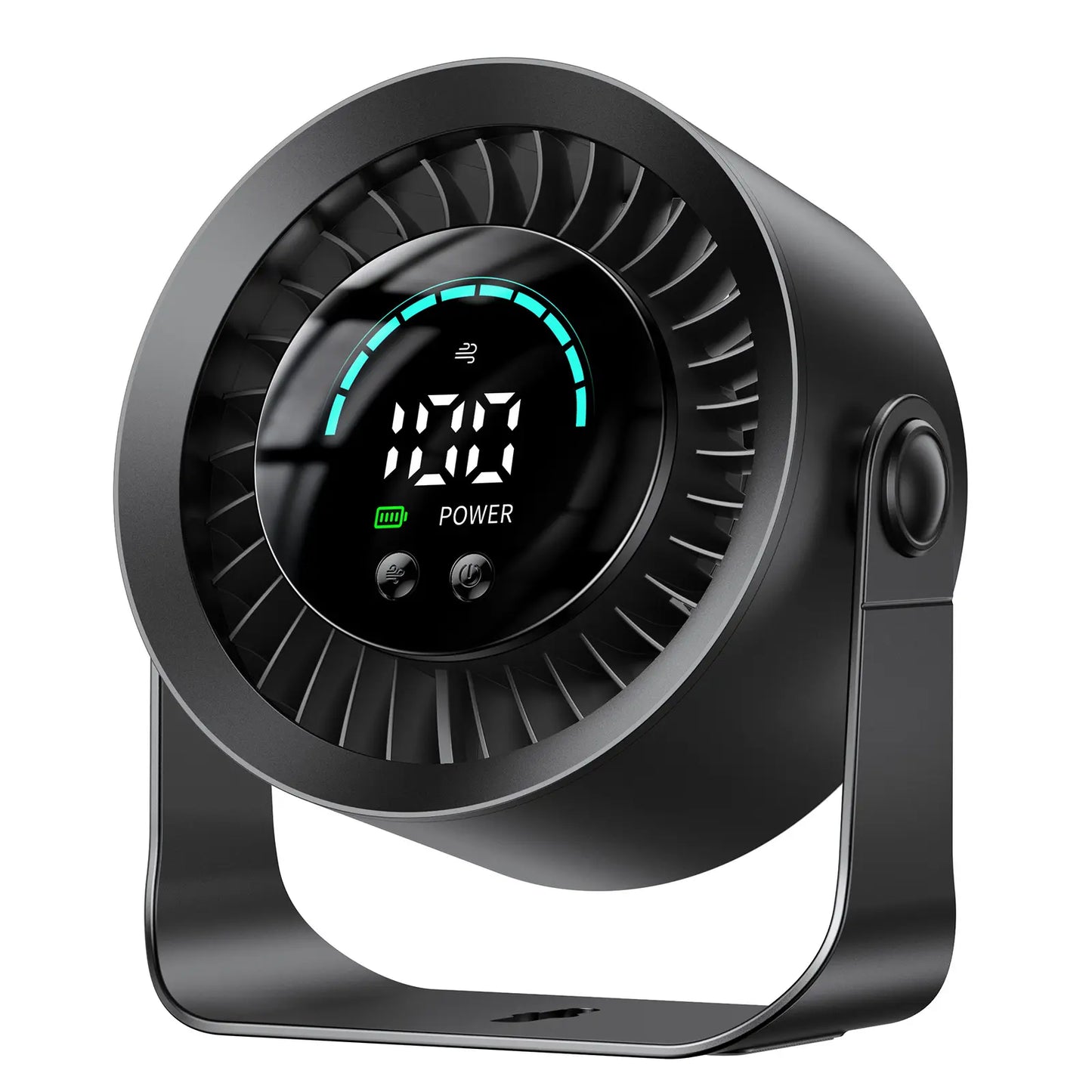 Small portable USB-rechargeable fan
