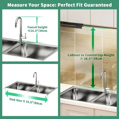 Space-Saving Over Sink Dish Drying Rack – 1 & 2-Tier Kitchen Organizer with Utensil Holder